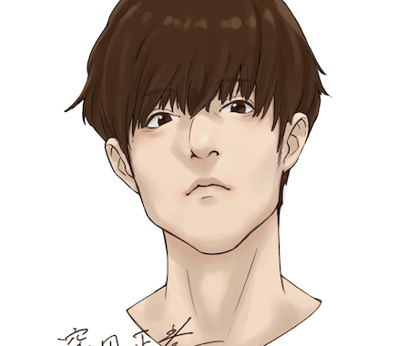 ちょうど良い！デフォルメし過ぎない似顔絵描きます SNS、名刺、プレゼントなどに！！ イメージ2