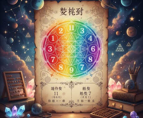 簡易版！数秘術×MBTIであなたのトリセツ書きます 数秘×MBTIでわかる、私の“生きやすさマニュアル” イメージ1