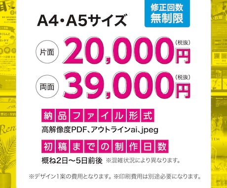 初心者歓迎！チラシのプロが潜在的魅力を引き出します 初めてでも安心！丁寧な対応で理想のチラシを作成します。 イメージ2