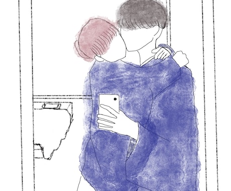 ご家族、夫婦、カップル向けのイラストデザインします 依頼主や御相手様がみてわかる絵や他の方がみてもいいなと思う絵 イメージ1