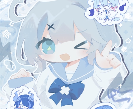 かわいいイラスト・動画・MVなどなど描きます ふわふわしたイラストを描きます！ イメージ2