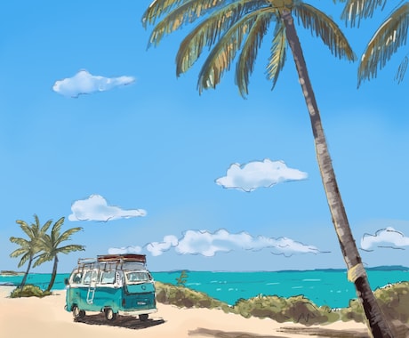 背景、景色イラスト作成致します イメージ1