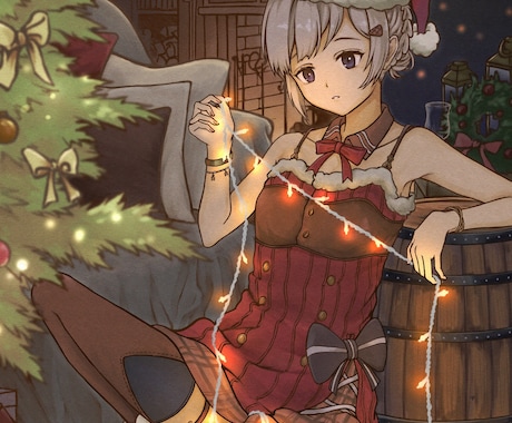 一枚絵を描きます 歌ってみた・動画サムネイル、要望に応じたイラストを描きます。 イメージ1