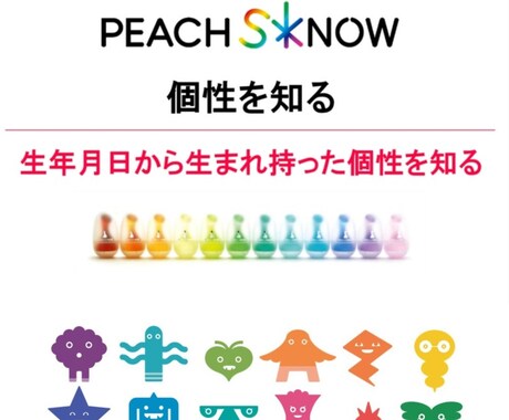 生年月日と色を使ってあなたの個性や才能を分析します 5160分の1の個性からあなたの天命を知る イメージ1