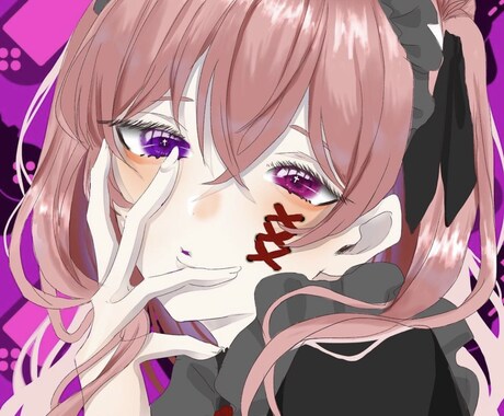 SNSなどのアイコン用のイラストを制作します SNSなどのアカウント用のアイコン作成 イメージ2