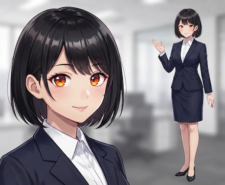 ビジネス利用できる「リアル×Vtuber」承ります 広告塔モデル制作【リアルタッチ/AI自動音声/人物寄せ可能】 イメージ2