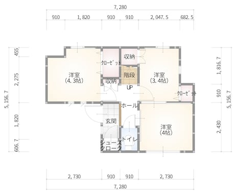 間取り図CAD図面化(トレース)・データ化致します ARCHITREND|木造戸建て住宅 イメージ1