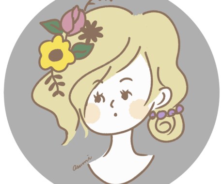 格安でおしゃれかわいい似顔絵アイコン描きます 今だけオプション無料!イラストレーターが描きます。 イメージ2