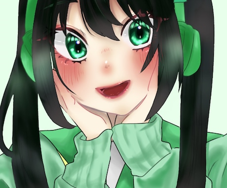 かわいい絵を描きます 塗りが濃いめのかわいい女の子がメインです！ イメージ1