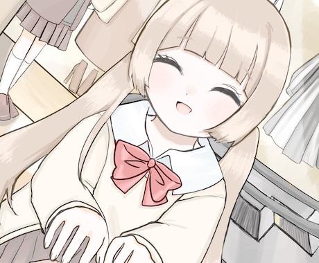 柔らかいかわいい雰囲気のイラストを描きます 柔らかいタッチのかわいい1枚絵イラストを描きます。 イメージ1