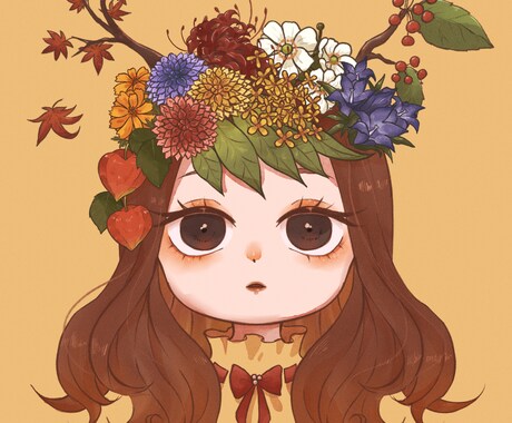 商用OK！可愛いミニキャライラスト作成します キャラデザも承ります。小物1点無料 イメージ2