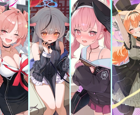 ご希望のイラスト制作いたします 観賞用、表紙、動画、Vtuber、立ち絵、キャス画などに！ イメージ2