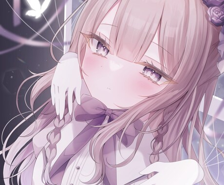 透明感のある一枚絵や立ち絵を制作します 歌ってみたサムネ、アイコン、グッズ用等お気軽にご相談下さい！ イメージ2