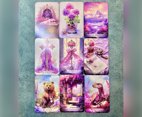 ９スプレッドでご相談お１つを細密鑑定します ルノルマンカードにご興味のある方へ。カードの画像つきです♡ イメージ2