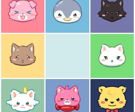 かわいいあなただけのアイコンやイラスト作成します イメージ1