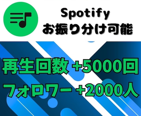 Spotifyフォロワーと再生回数増やします Spotify集客・リアルユーザー・宣伝・拡散手伝います！ イメージ2