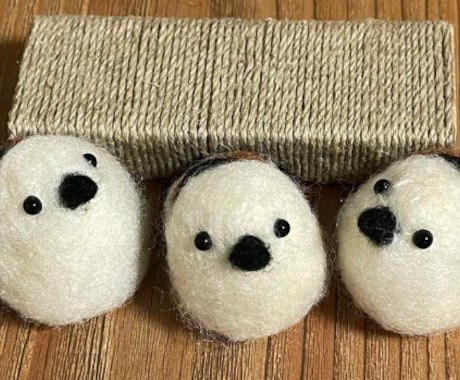 小鳥好きな方に喜ばれます 羊毛フェルトでかわいい小鳥さんグッズ制作します イメージ2
