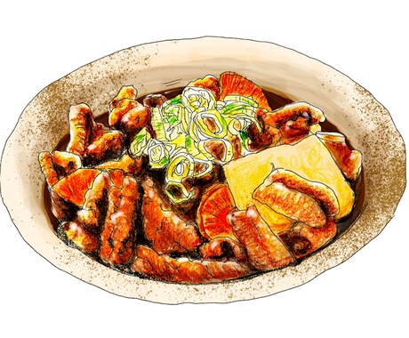 あなたの料理、味のあるイラストにします メニューや自身のアイテムに自分だけのイラストを入れたい方へ イメージ2