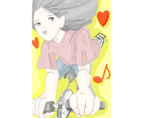 商用・個人OK 線画＋ベタ塗りのイラスト描きます 低価格、丁寧な仕事で、AIには真似できない配色！ イメージ1