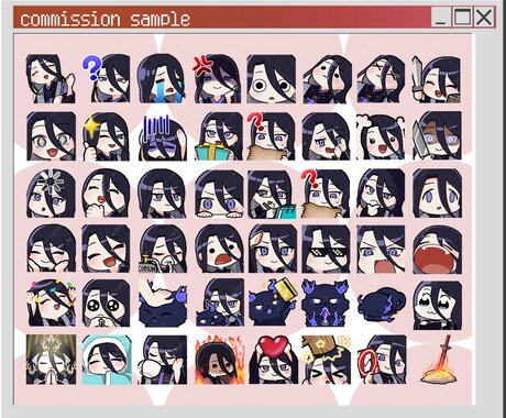 配信で映える◎かわいいスタンプ販売します 商用、二次利用可！Twitch・YouTube対応！ イメージ2