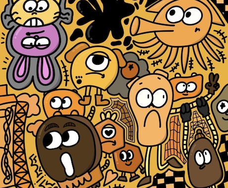 popでかわいいイラスト描きます 目がおおきいところがチャームポイント！ イメージ1