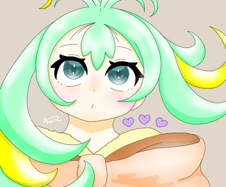 かわいいイラスト描きます 不思議な女の子達の個性大切にしてます！お気軽にお声掛け下さい イメージ1