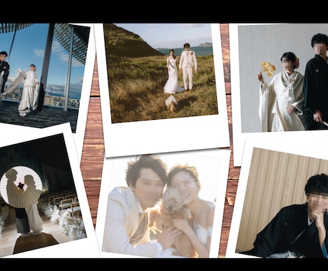 シンプルな写真が語るオープニングムービーを作ります 素材を送るだけ！ゲストの心を引き込むシンプルな映像をお届け！ イメージ2