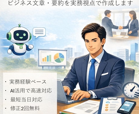 社内資料・会議資料の文章を分かりやすく整えます 現役会社役員が実務視点で対応「そのまま使える形」に整えます イメージ1