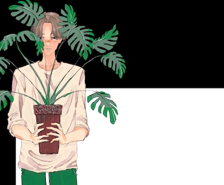 商用利用◎モダンな人物イラスト描きます お客様の満足度を第一に、心が惹かれるイラストを制作します！ イメージ1