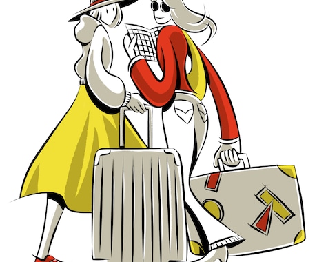 商用可！目を引くシンプルでポップなイラスト描きます 雑誌やWEBなどの挿絵のお手伝いいたします！ イメージ1