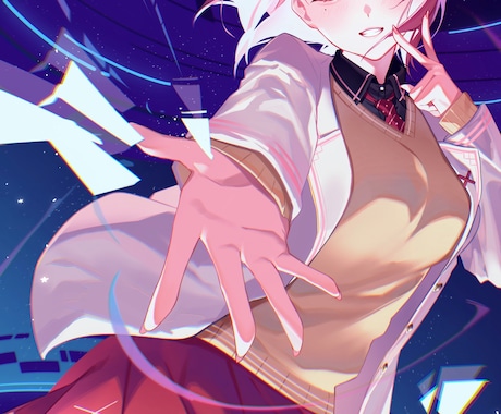 美しく可愛いイラスト1枚絵承ります 綺麗な着彩で可愛いイラストをお届けします！ イメージ2