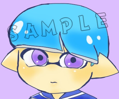 マイイカ（タコ）のツイッター用アイコンを描きます スプラトゥーン垢用のアイコン絵を描きます。 イメージ2