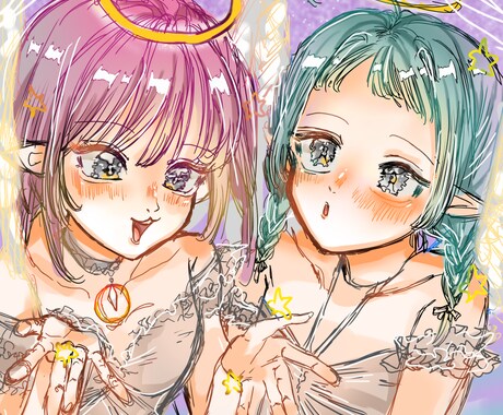 イラストが好きなのでなんでも描きます 気軽にご相談ください！ご依頼された際は楽しくやりましょう！！ イメージ2