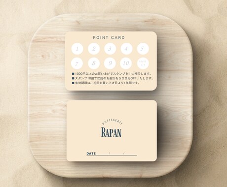 集客UP！名刺・スタンプカード制作します 両面デザイン込みで低価格＆納得いくまで修正OK！ イメージ2