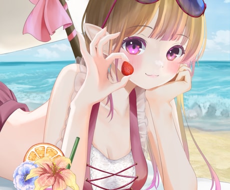 水着イラスト(量産タイプ)、作成します イメージ1