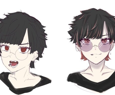 あなたの可愛いかっこいいアイコンを描きます イメージ1