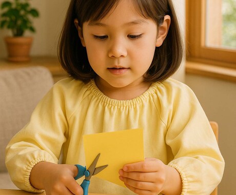 家庭でできるハサミの使い方の練習方法をお伝えします 小学校受験の行動観察に出てくるハサミの練習方法 イメージ1