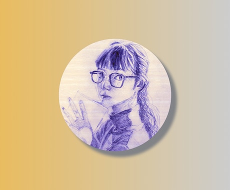 鉛筆画でアイコン作ります 一味違ったＳＮＳアイコンに。Twitterなど。 イメージ2
