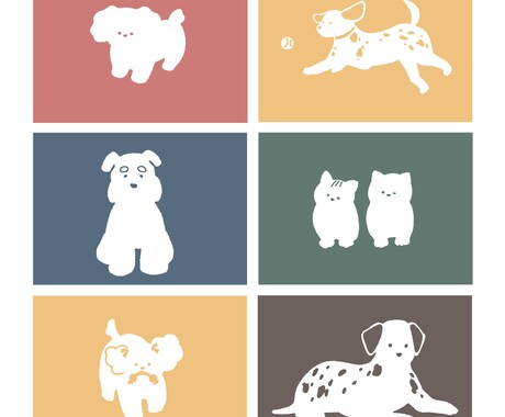 選べる3種のトーンで動物のイラスト制作します ペットの似顔絵やプレゼントにもいかかですか？ イメージ2