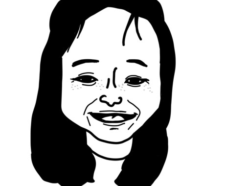 モノクロの似顔絵描きます LINE・SNSのプロフィールに使える似顔絵描きます。 イメージ2