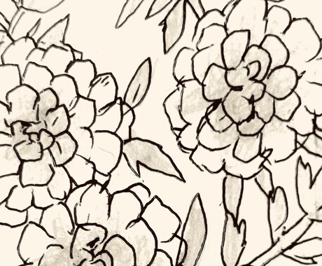 お花の写真をもとにイラストを描きます ひまわりのような笑顔をお届け〜あなたの心に大輪を咲かせます〜 イメージ2