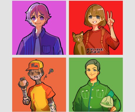 オーダーメイドでイラストお描きします あなただけのイラスト・アイコンお描きします イメージ2
