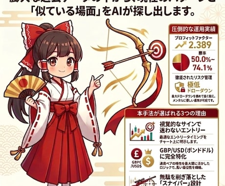 AI×環境認識で迷わず勝つトレード手法教えます AIが導き出すトレード。初心者でも再現可能なロジックを伝授。 イメージ2