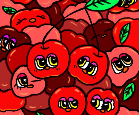SNSアイコンやイラストを作成いたします ポップ調なオリジナルキャラクターイラストです イメージ2