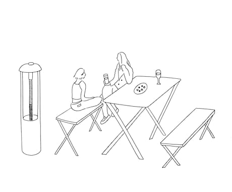 シンプルで見る人が印象に残るイラストを描きます 人物・背景などシンプルな線画で制作いたします。 イメージ2