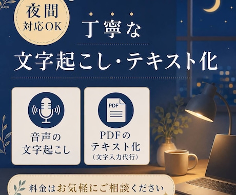 初心者さん歓迎短い動画の文字起を丁寧に行います イメージ1