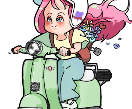 ポップでカラフルなイラストアイコンを作成します 個性的で味があるイラストをお探しの方にお勧めです イメージ2
