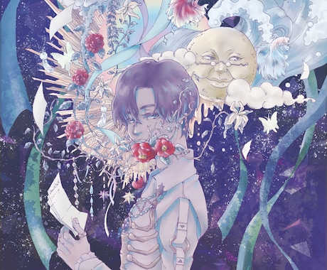 綺麗でかっこいいイラスト描きます あなたのイメージするかっこいいイラストに仕上げます。 イメージ1