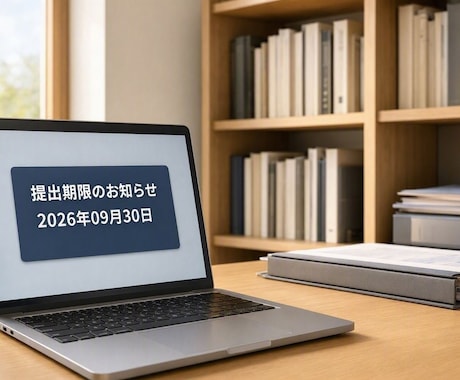 士業さん向け提出期限リマインドを自動化します イメージ1