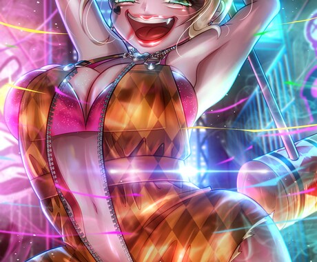 可愛い、格好いい鮮やかなキャライラスト描きます 観賞用、作品表紙、ヘッダー、立ち絵、キャス画などに イメージ2